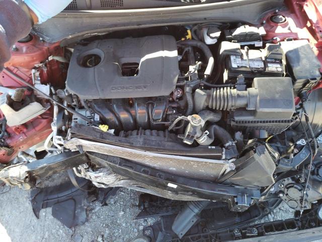 3KPF24AD6KE116679 - 2019 KIA FORTE FE RED photo 11