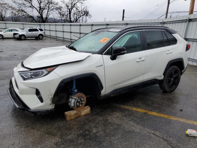 2T3E6RFV1MW020822 - 2021 TOYOTA RAV4 XSE WHITE photo 1