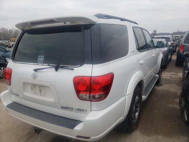 5TDBT48A55S252223 - 2005 TOYOTA SEQUOIA WHITE photo 3