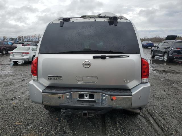 5N1AA08BX4N719154 - 2004 NISSAN ARMADA SILVER photo 6