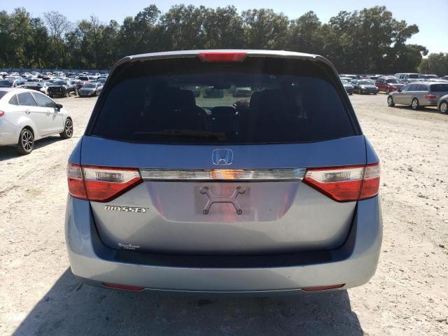 5FNRL5H4XCB108182 - 2012 HONDA ODYSSEY EX BLUE photo 6