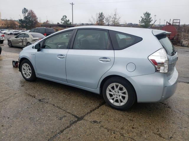 JTDZN3EU8C3115289 - 2012 TOYOTA PRIUS V BLUE photo 2