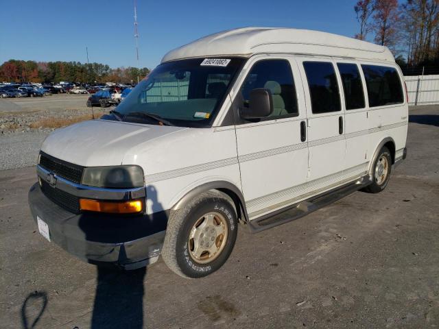 1GBFG15T441115364 - 2004 CHEVROLET EXPRESS G1 WHITE photo 1