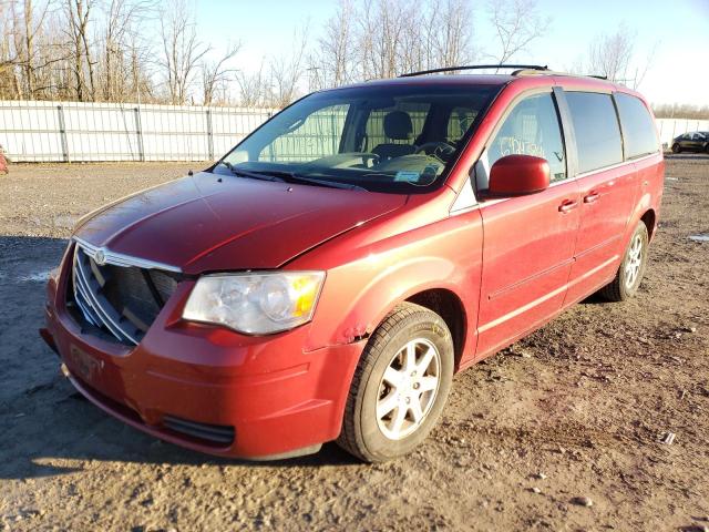 2A8HR54P08R744382 - 2008 CHRYSLER TOWN & COU RED photo 2