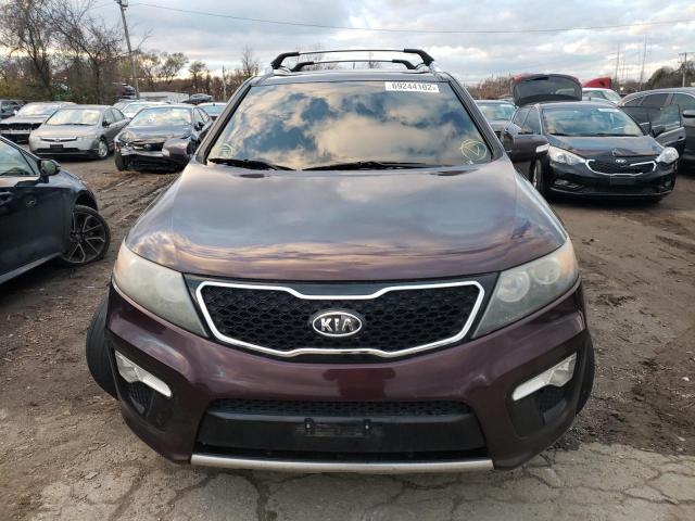 5XYKWDA29BG148160 - 2011 KIA SORENTO SX MAROON photo 5