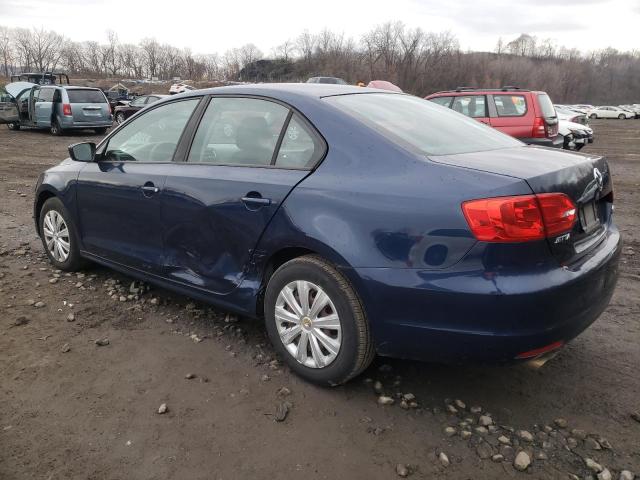 3VW2K7AJXBM106181 - 2011 VOLKSWAGEN JETTA BASE 蓝色 照片 2