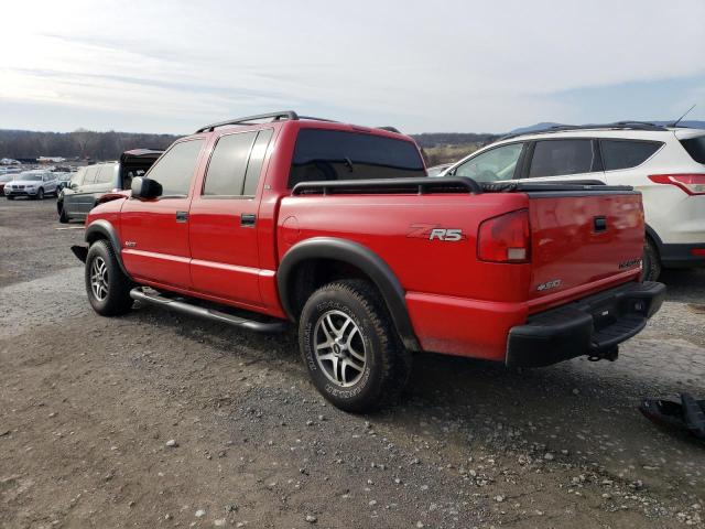 1GCDT13X84K127452 - 2004 CHEVROLET S TRUCK S1 RED photo 2