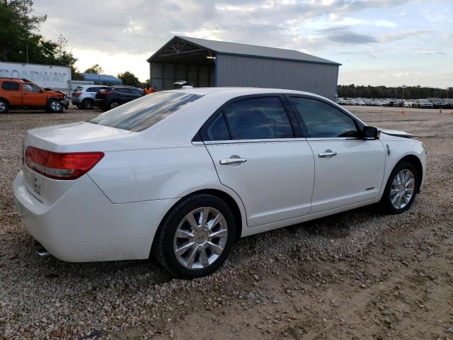 3LNDL2L31CR828049 - 2012 LINCOLN MKZ HYBRID WHITE photo 3