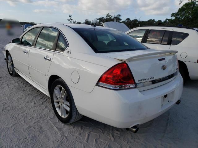 2G1WU57M891280295 - 2009 CHEVROLET IMPALA LTZ WHITE photo 2