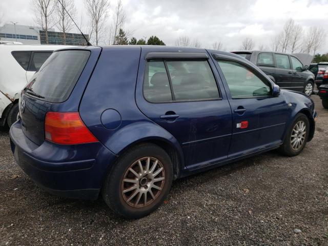 9BWGR21J744028180 - 2004 VOLKSWAGEN GOLF GLS T BLUE photo 3