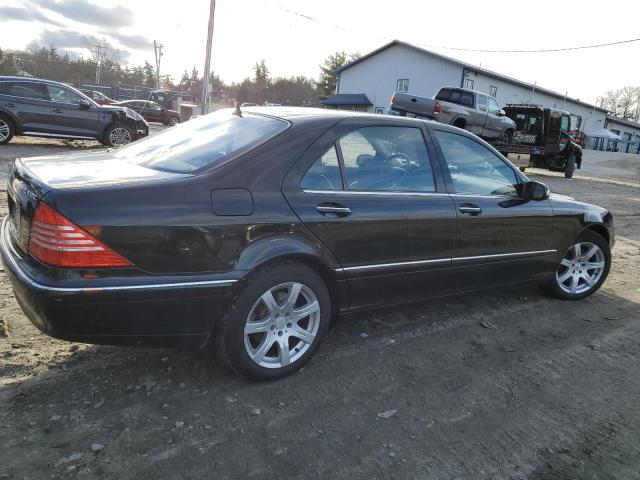 WDBNG84J03A345559 - 2003 MERCEDES-BENZ S 500 4MAT BLACK photo 3