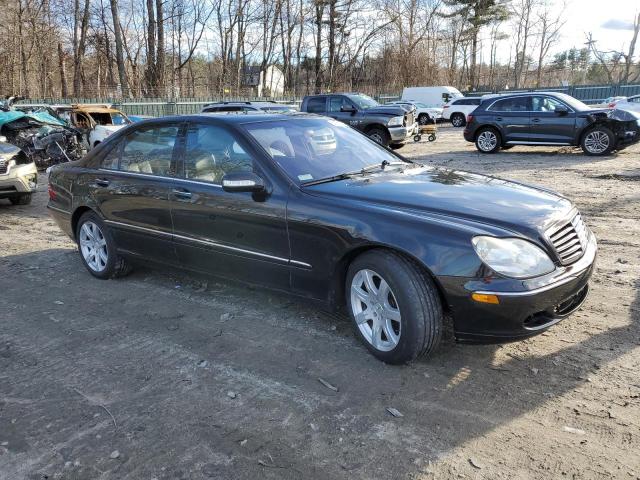 WDBNG84J03A345559 - 2003 MERCEDES-BENZ S 500 4MAT BLACK photo 4