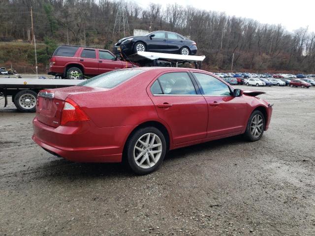 3FAHP0JG0CR223031 - 2012 FORD FUSION SEL RED photo 3