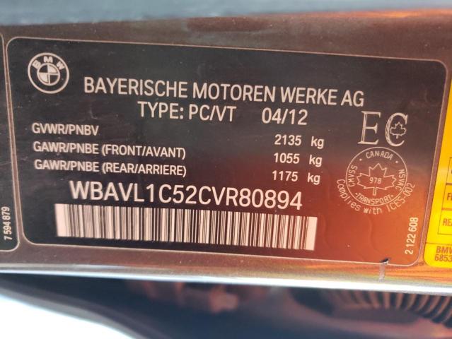 WBAVL1C52CVR80894 - 2012 BMW X1 XDRIVE2 GRAY photo 13