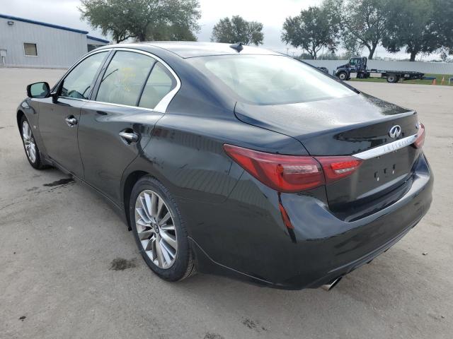 JN1EV7AP9JM366113 - 2018 INFINITI Q50 LUXE BLACK photo 2