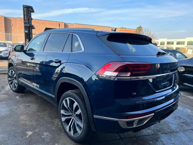 1V2FE2CA3MC236611 - 2021 VOLKSWAGEN ATLAS CROS BLUE photo 4