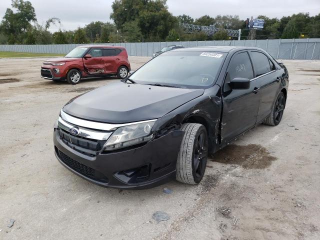 3FAHP0KCXAR352693 - 2010 FORD FUSION SPO BLACK photo 2