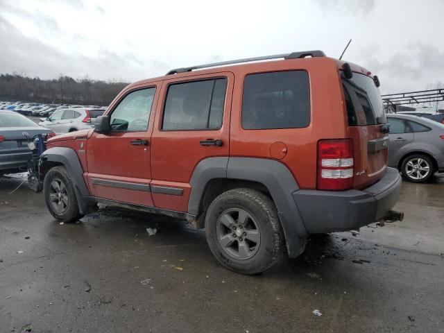 1J4PN3GK8AW146633 - 2010 JEEP LIBERTY RE ORANGE photo 2