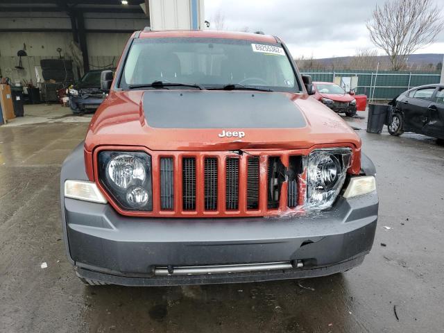 1J4PN3GK8AW146633 - 2010 JEEP LIBERTY RE ORANGE photo 5