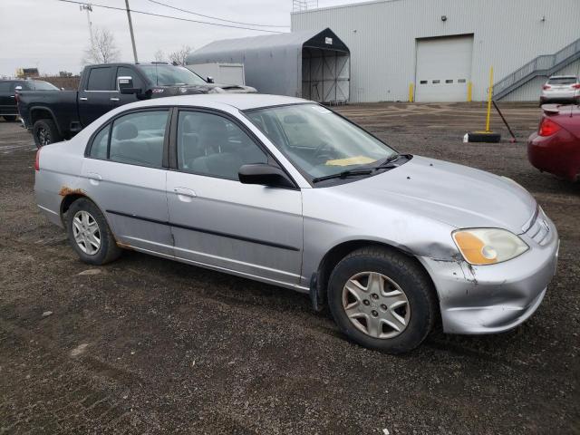 2HGES16483H944601 - 2003 HONDA CIVIC DX SILVER photo 4