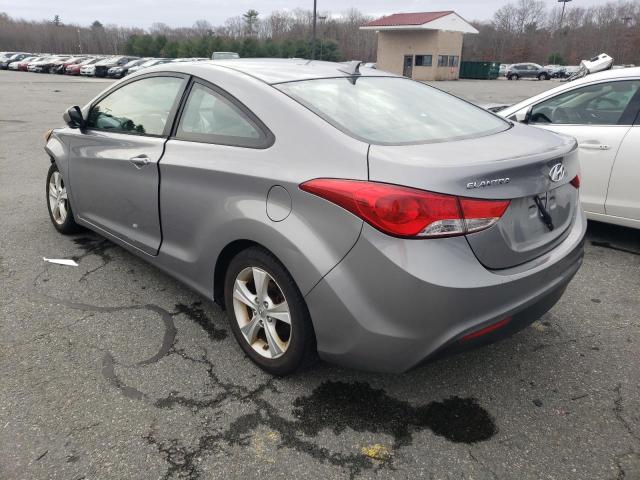 KMHDH6AE1DU015849 - 2013 HYUNDAI ELANTRA CO GRAY photo 2