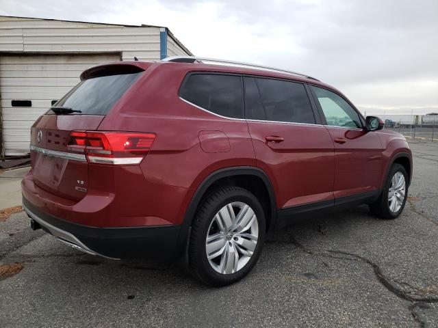 1V2UR2CA6KC522350 - 2019 VOLKSWAGEN ATLAS SE MAROON photo 3