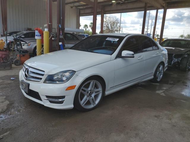 WDDGF8BB4CR238241 - 2012 MERCEDES-BENZ C 300 4MAT WHITE photo 1