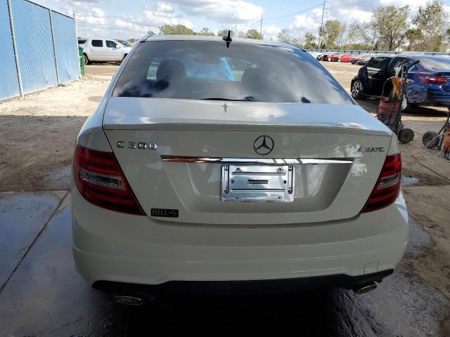 WDDGF8BB4CR238241 - 2012 MERCEDES-BENZ C 300 4MAT WHITE photo 6