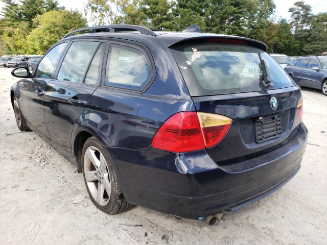 WBAVT73597FZ35146 - 2007 BMW 328 XIT ლურჯი ფოტო 3