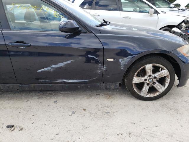 WBAVT73597FZ35146 - 2007 BMW 328 XIT ლურჯი ფოტო 9