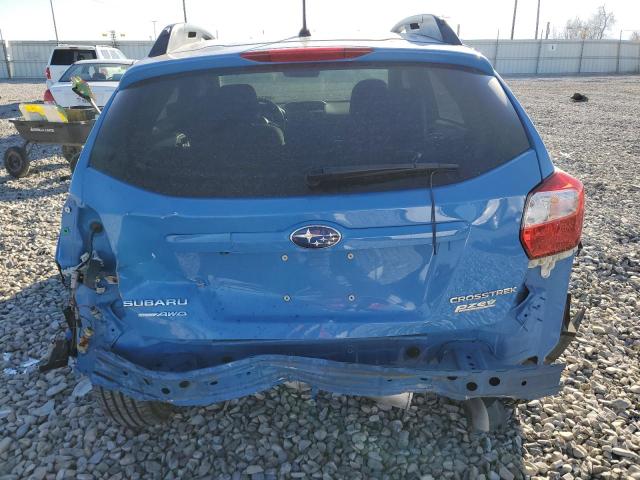 JF2GPABC6HH272090 - 2017 SUBARU CROSSTREK BLUE photo 6