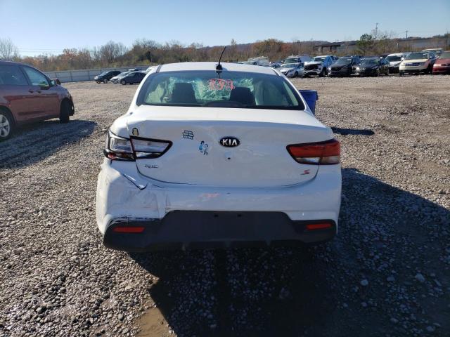 3KPA24AB1KE197017 - 2019 KIA RIO S WHITE photo 6