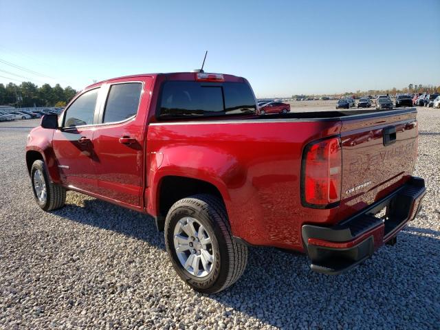 1GCGSCEN5M1125378 - 2021 CHEVROLET COLORADO L BURGUNDY photo 2