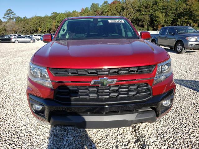 1GCGSCEN5M1125378 - 2021 CHEVROLET COLORADO L BURGUNDY photo 5