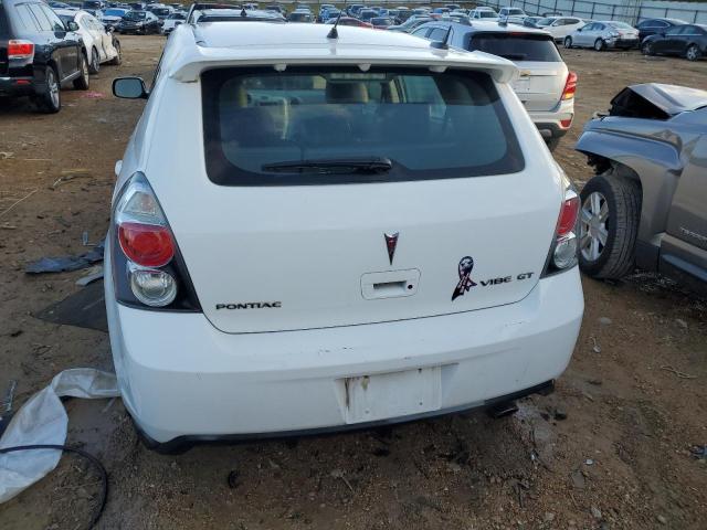 5Y2SR67049Z456504 - 2009 PONTIAC VIBE GT WHITE photo 6