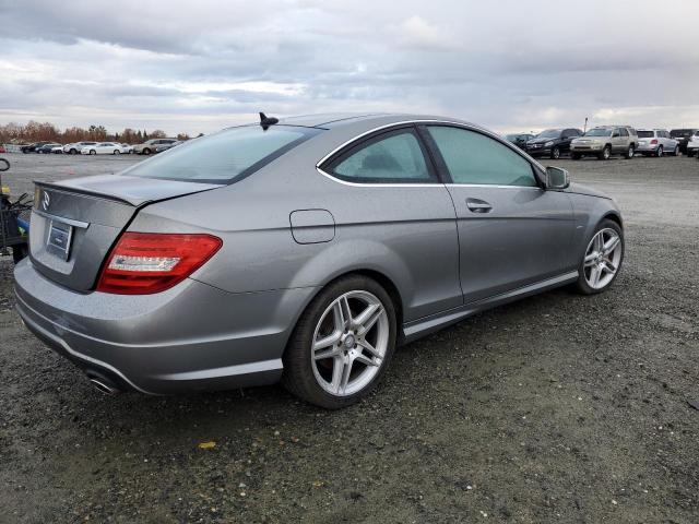 WDDGJ5HB0CF858574 - 2012 MERCEDES-BENZ C 350 SILVER photo 3