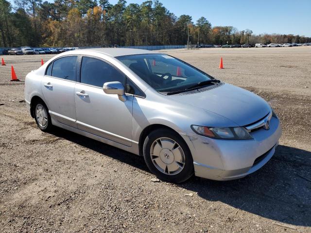 JHMFA36207S030355 - 2007 HONDA CIVIC HYBR SILVER photo 4