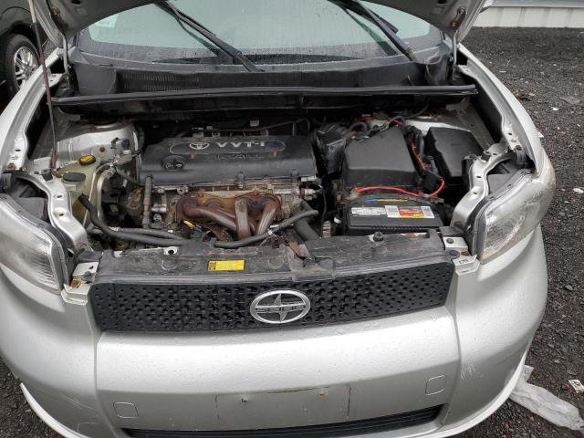 JTLKE50E581023609 - 2008 TOYOTA SCION XB Gümüş fotoğraf 11