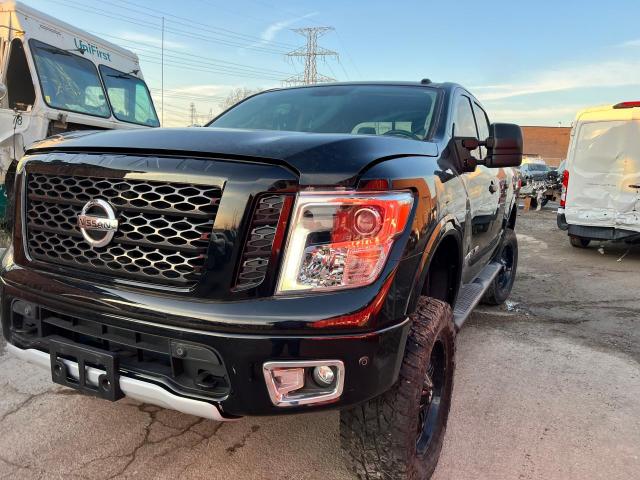 1N6AA1E56KN526552 - 2019 NISSAN TITAN SV BLACK photo 2