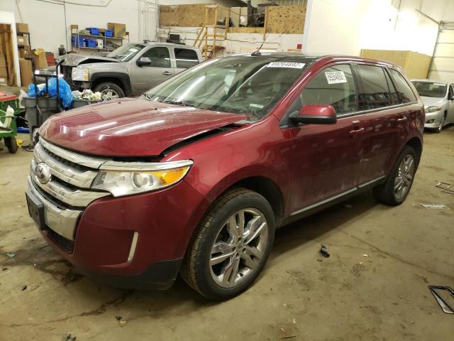 2FMDK4JC4DBC62017 - 2013 FORD EDGE SEL أحمر صورة 1