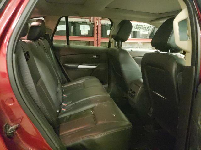 2FMDK4JC4DBC62017 - 2013 FORD EDGE SEL أحمر صورة 11