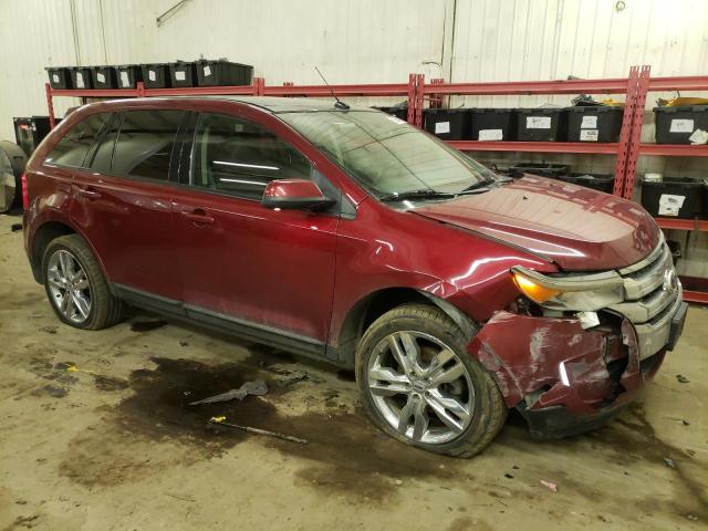 2FMDK4JC4DBC62017 - 2013 FORD EDGE SEL RED photo 4