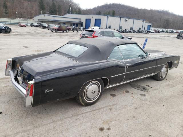 6L67S5Q408331 - 1975 CADILLAC ELDORADO C BLACK photo 3