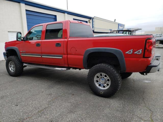 1GCHK23U16F166167 - 2006 CHEVROLET SILVERADO RED photo 2