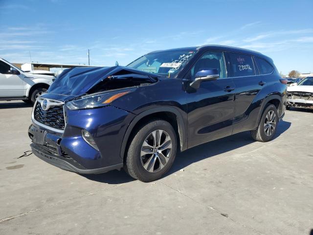 5TDGZRAH0NS110421 - 2022 TOYOTA HIGHLANDER Mavi foto 1