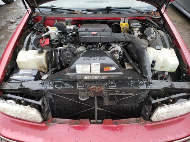 1G1BL53E5PR100131 - 1993 CHEVROLET CAPRICE CL RED photo 11