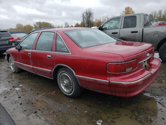 1G1BL53E5PR100131 - 1993 CHEVROLET CAPRICE CL RED photo 2