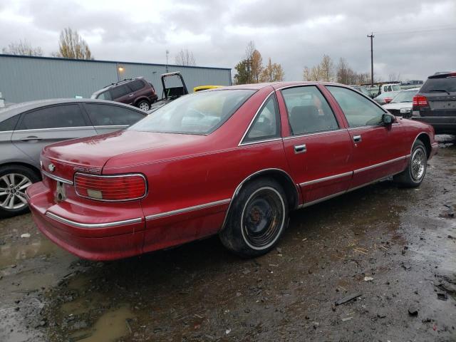 1G1BL53E5PR100131 - 1993 CHEVROLET CAPRICE CL RED photo 3