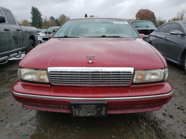 1G1BL53E5PR100131 - 1993 CHEVROLET CAPRICE CL RED photo 5