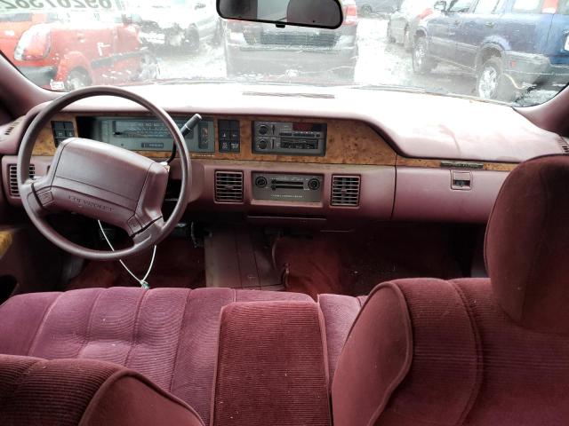 1G1BL53E5PR100131 - 1993 CHEVROLET CAPRICE CL RED photo 8
